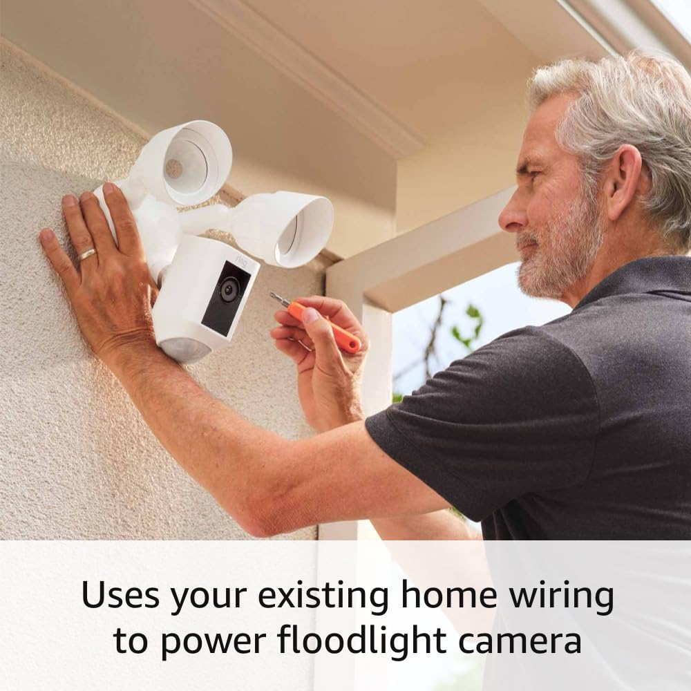 Ring Floodlight Cam Wired Plus (Newest Model) – USA Edition