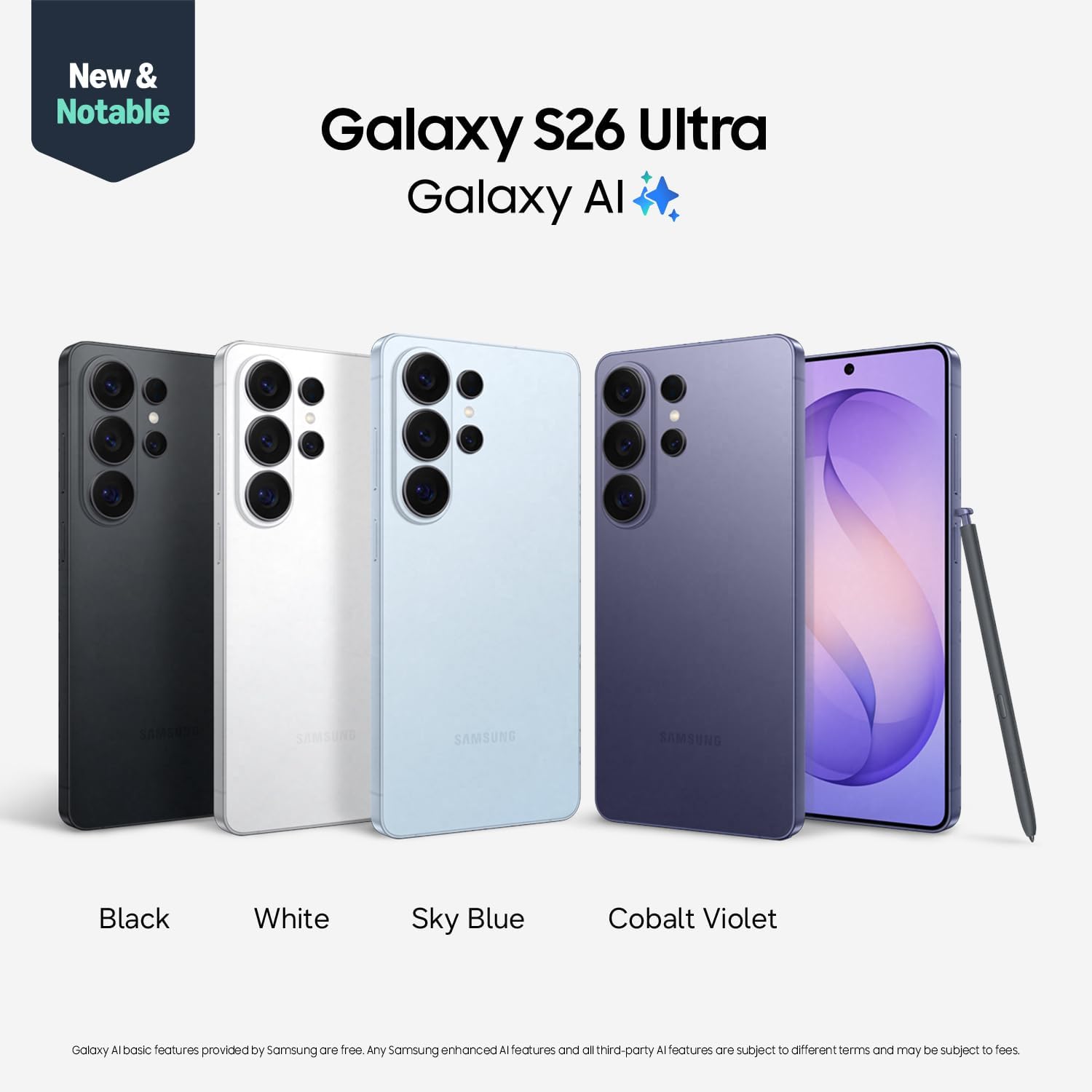 Samsung S26 Ultra 512GB: Unlocked US Edition