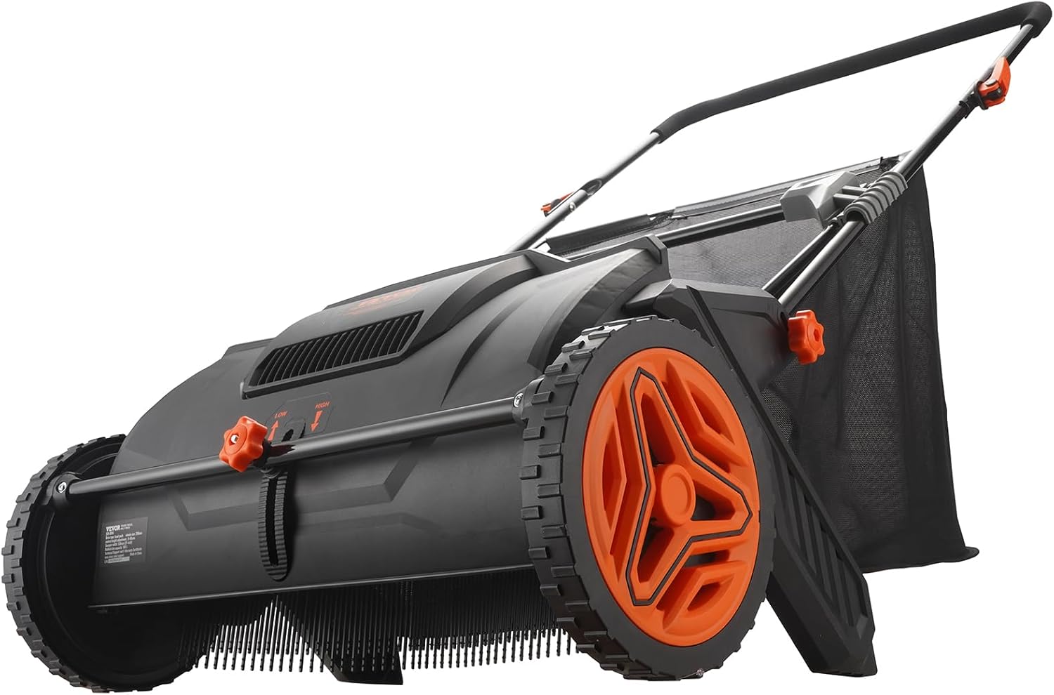 Push Lawn Sweeper: Heavy Duty Leaf & Grass Collector – US Stock