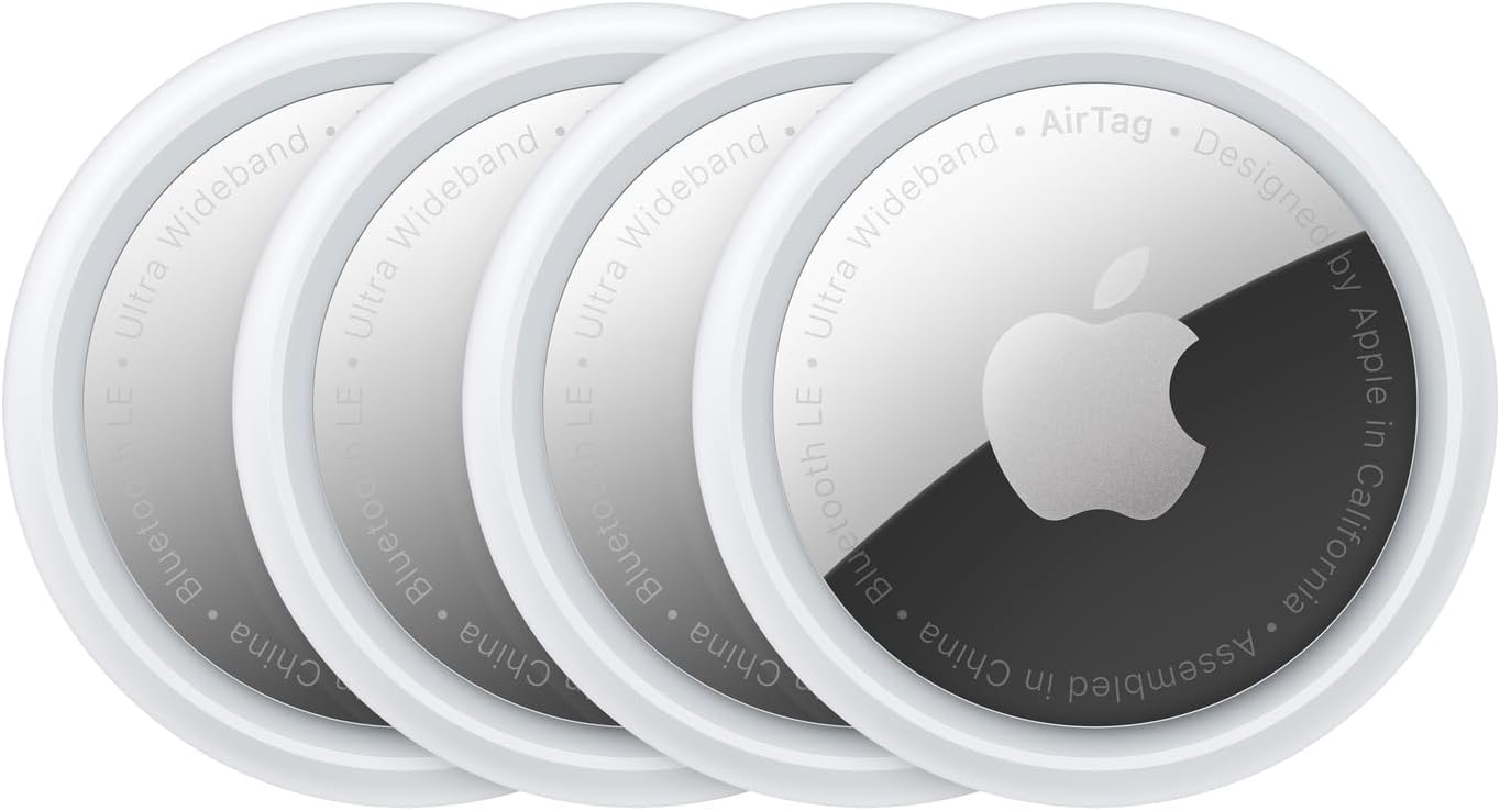 Apple AirTag (4-Pack) – One-Tap Bluetooth Tracker (US Stock)