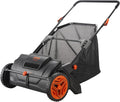Push Lawn Sweeper: Heavy Duty Leaf & Grass Collector – US Stock
