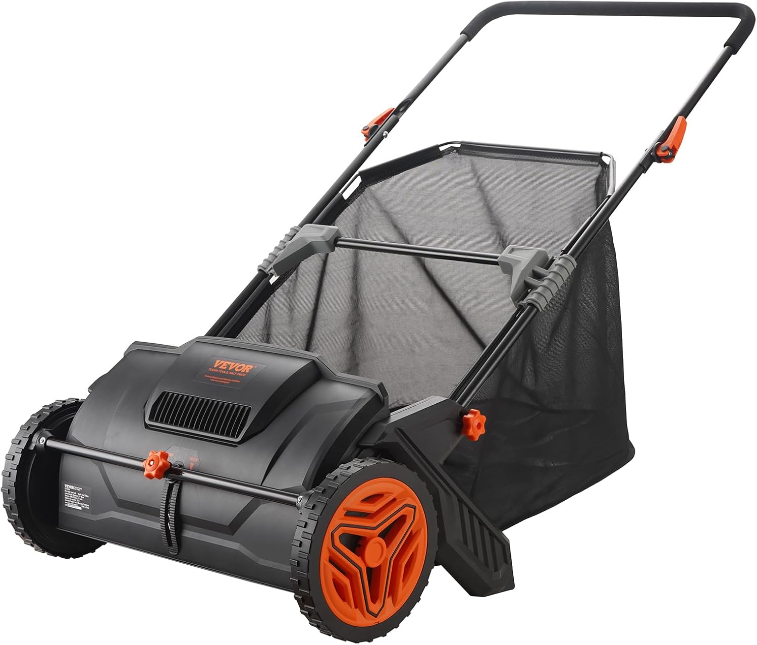 Push Lawn Sweeper: Heavy Duty Leaf & Grass Collector – US Stock