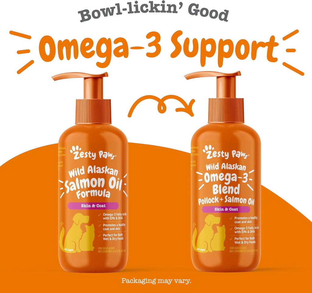 Zesty Paws Wild Alaskan Omega-3 Blend