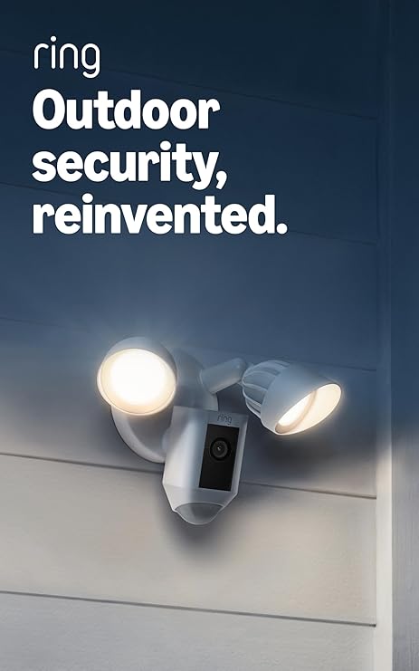 Ring Floodlight Cam Wired Plus (Newest Model) – USA Edition