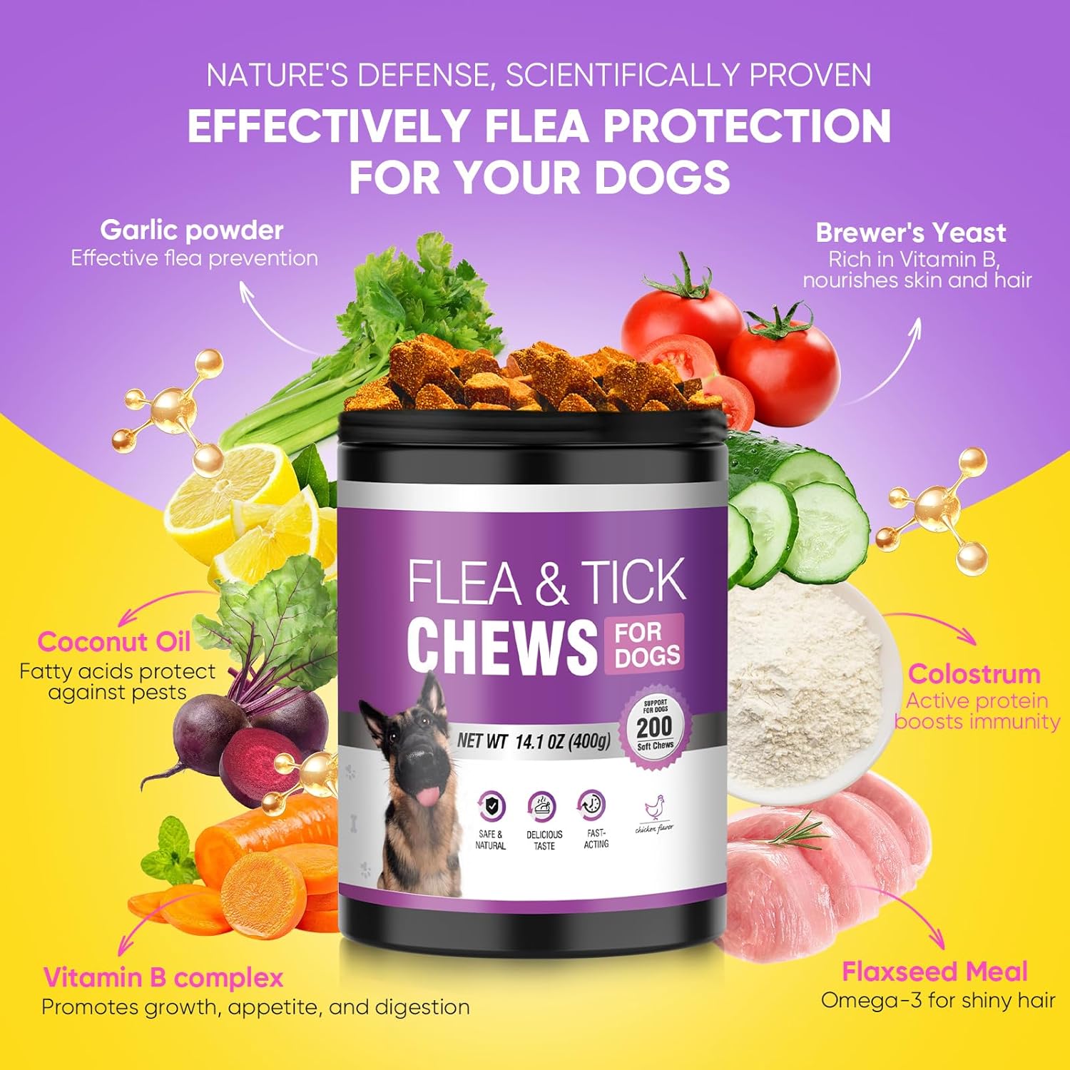 Powerful Natural Flea Defense