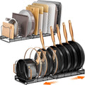 MUDEELA Pots and Pans Organizer Rack.