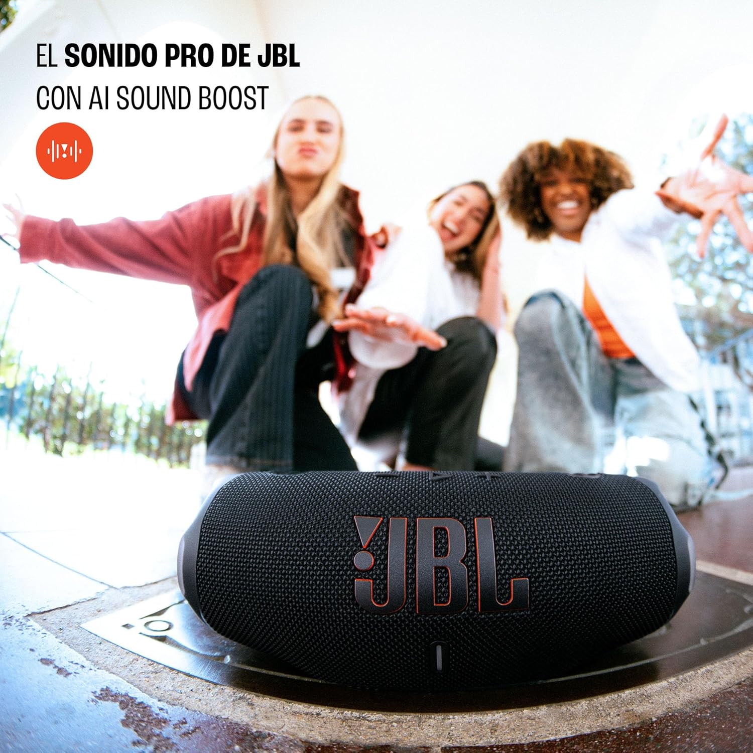 JBL Charge 6 – 28H Playtime & AI Sound Boost (US Stock)