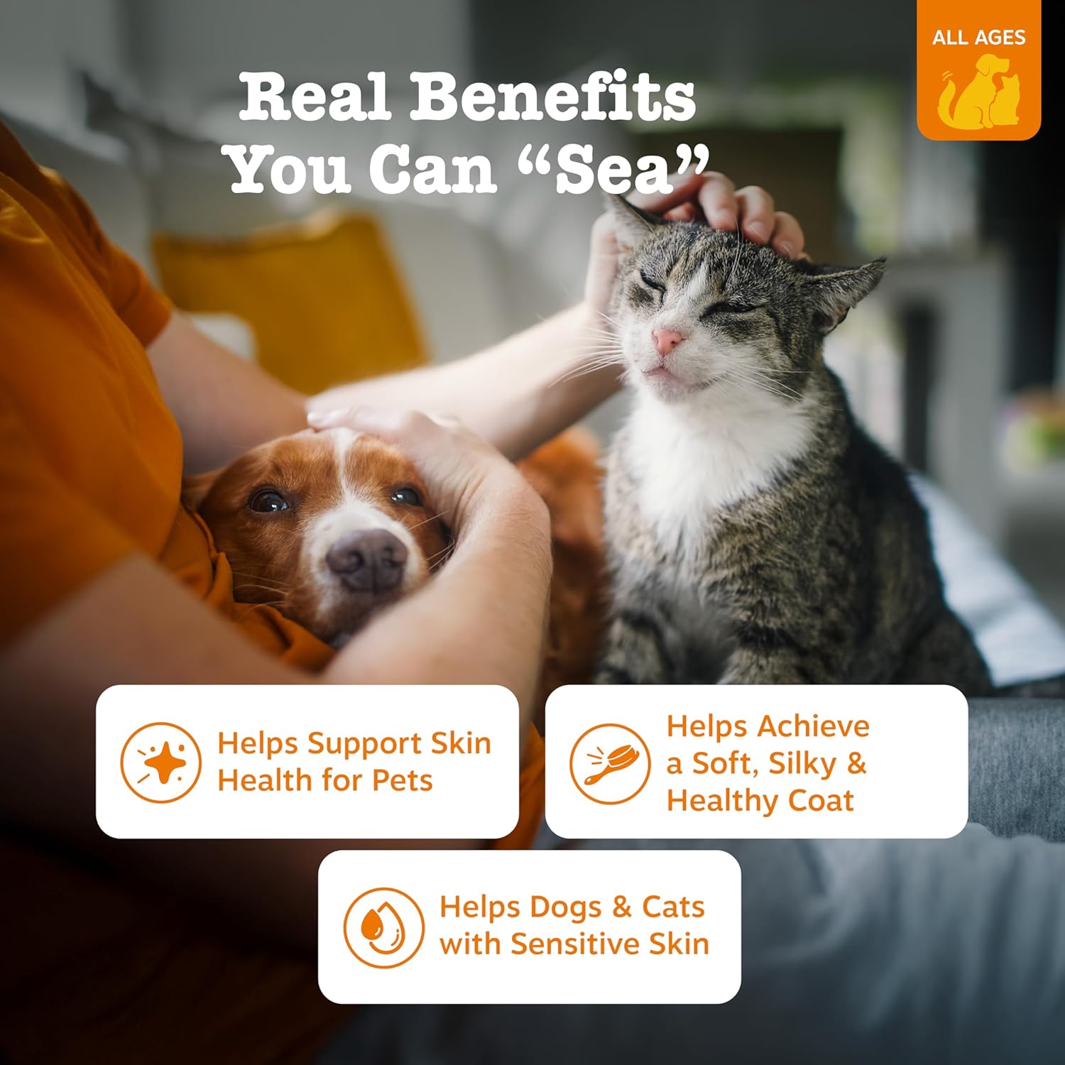 Zesty Paws Wild Alaskan Omega-3 Blend