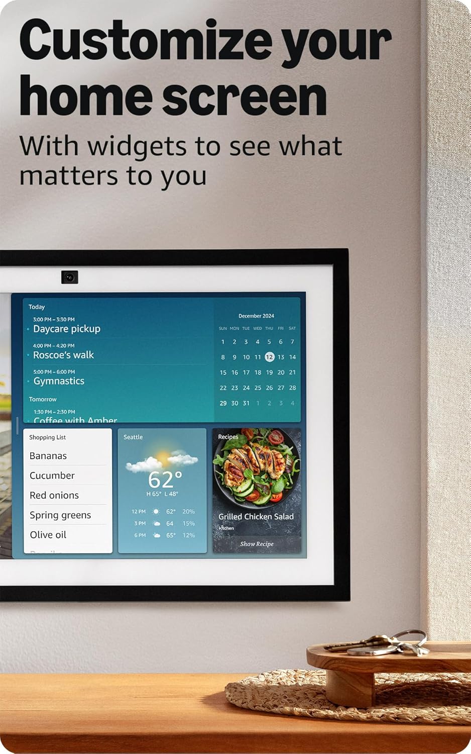 Amazon Echo Show 15 (Newest Model) – USA Edition