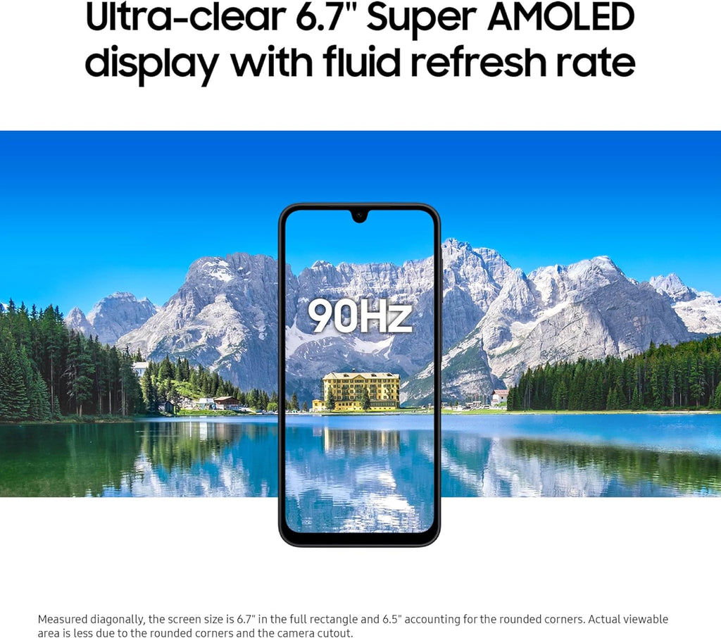 Samsung Galaxy A17 5G Smart Phone, 128GB, Large AMOLED, High-Res Camera, Durable Design, Super Fast