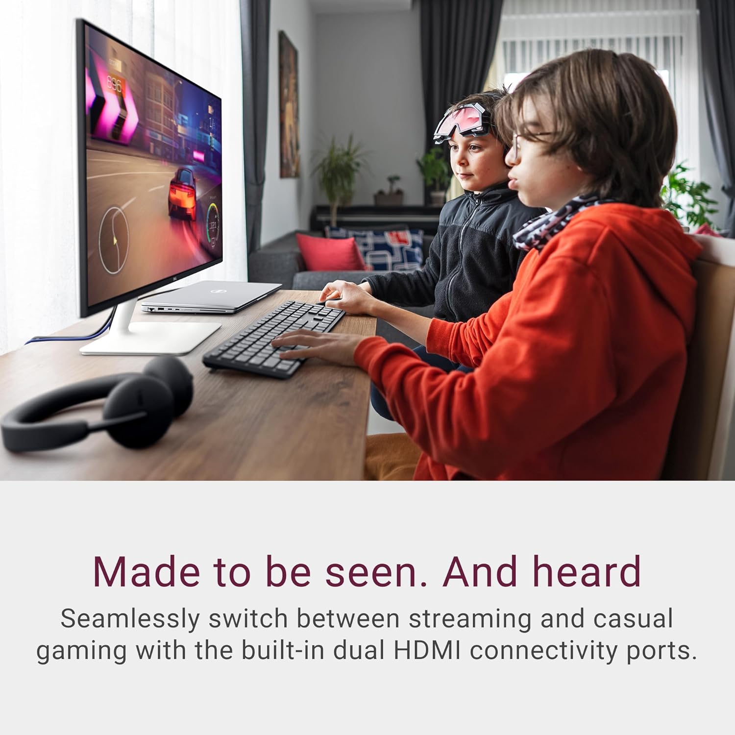 Dell 24" S2425HS Monitor [US Stock] – 100Hz FHD Eye Comfort Display – Ash White – Ships from USA