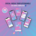 Social Media Templates Bundle - 30 Canva Templates