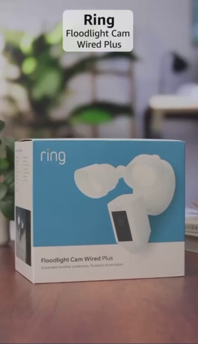 Ring Floodlight Cam Wired Plus (Newest Model) – USA Edition